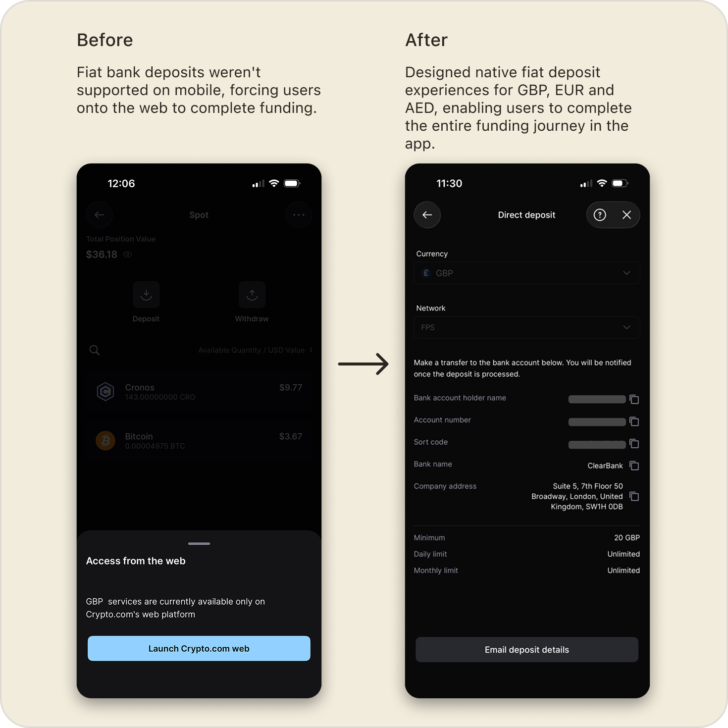 Optimising the First Deposit Journey: project image 3